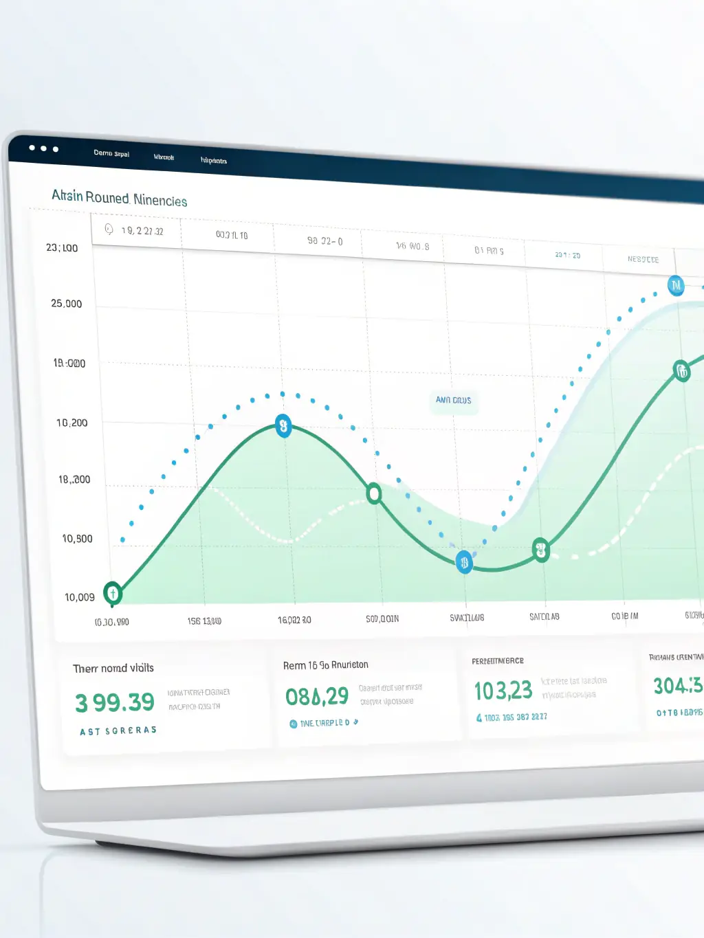 A graph showing consistent and predictable shipping costs over time, illustrating cost predictability.