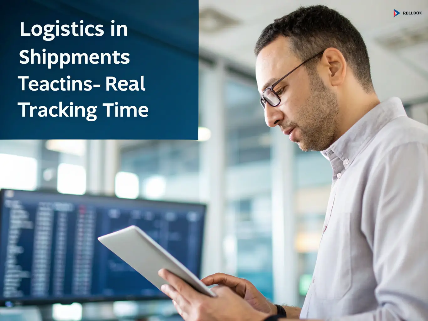 An image showing a logistics expert resolving an issue on a shipment manifest, highlighting Exim Americas' commitment to quick and effective problem-solving.